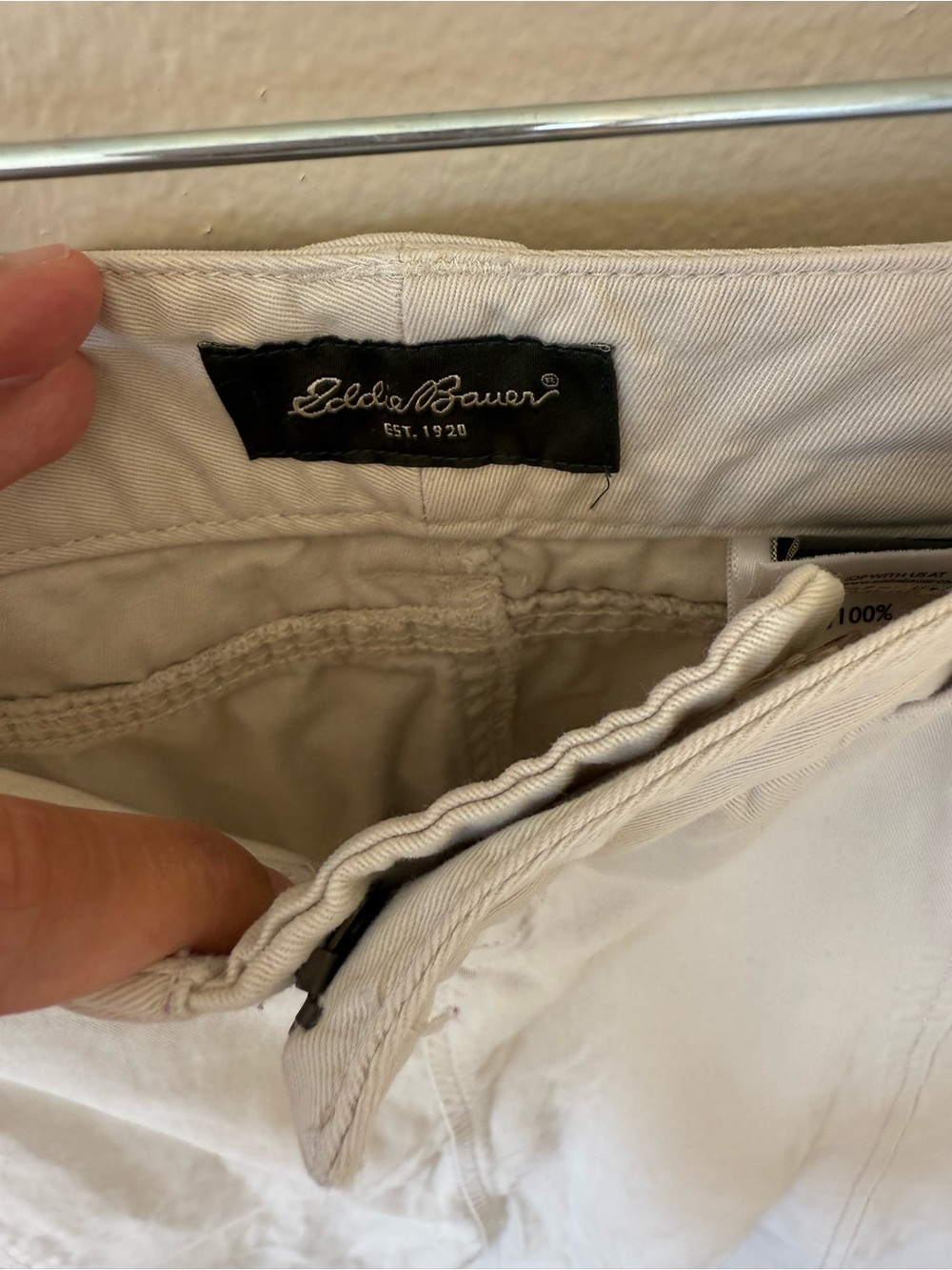 Vintage Eddie Bauer Khaki Midi Skirt - Picture 3 of 10